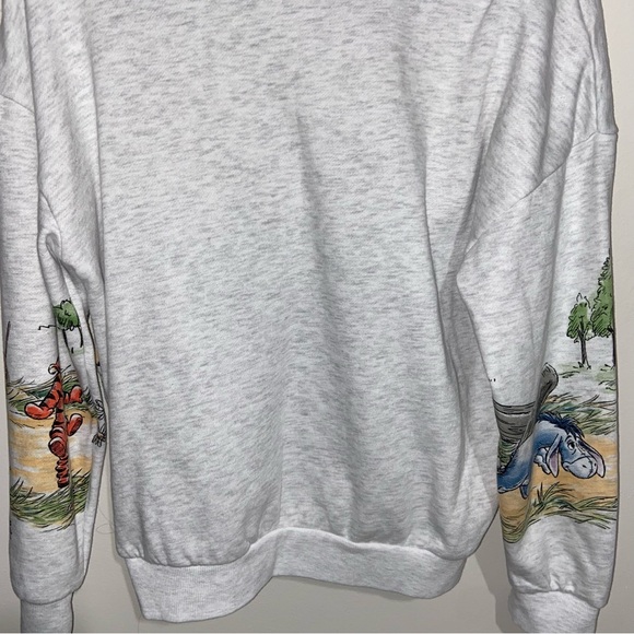 Disney Winnie The Pooh Sweatshirt Womens Medium Good Friends Graphic Modern - Picture 8 of 11